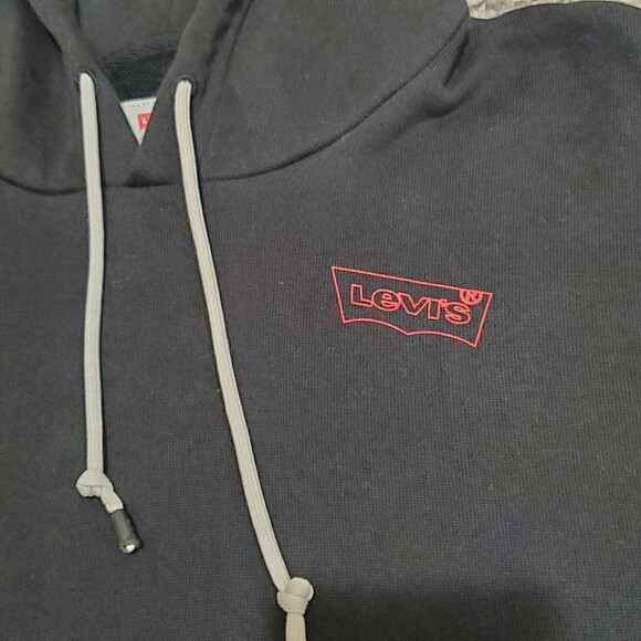 Star Wars Y2K Hoodie Black Size L Sweatshirt Pullover Darth Vader Goth Grunge - Picture 4 of 12